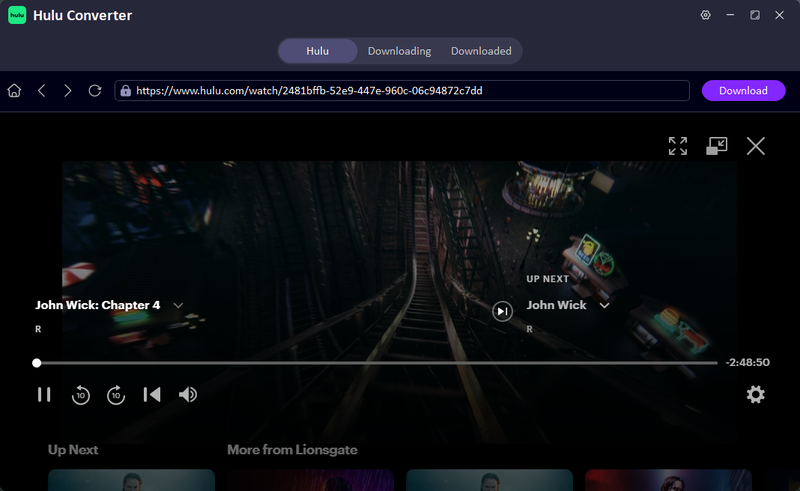 Select Hulu Video in Ultconv