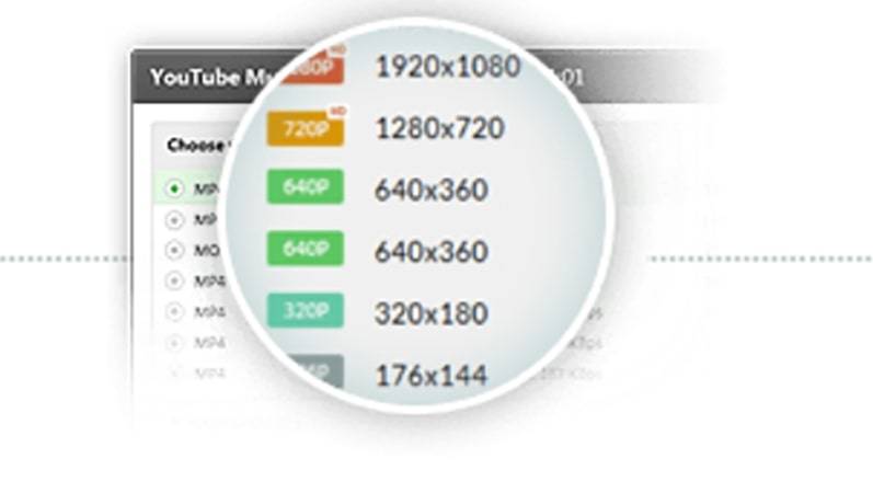 select resolution and format gihosoft