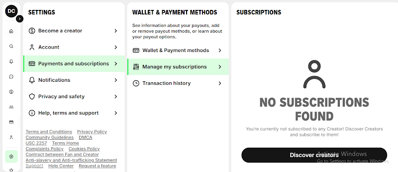 set fanvue subscription price