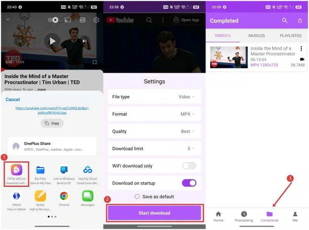 Share Video to Ultconv App