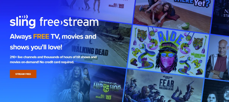 Free Movie Streaming Sites Sling