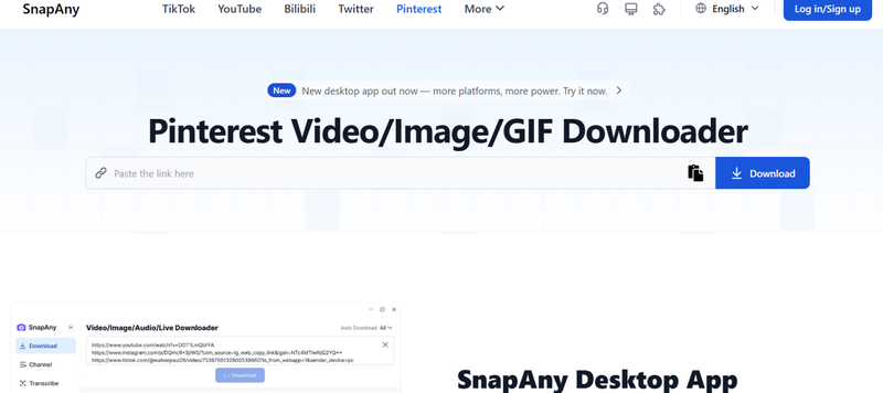 Snapany Pinterest Gif Downloader