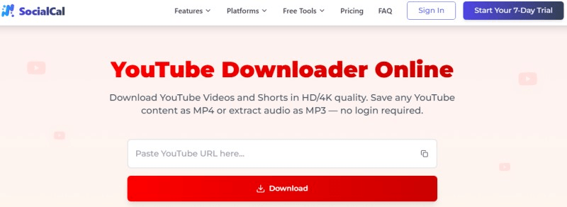 socialcal app youtube 360 video downloader