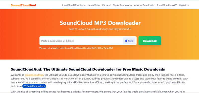 Soundcloud to Mp3 Converter Soundcloudaud