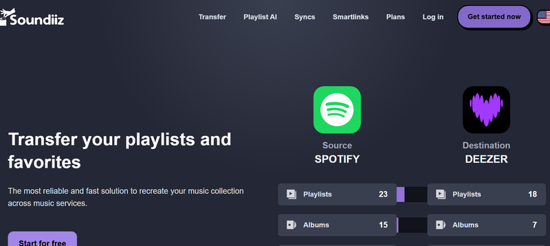 Transfer Playlist with Soundiiz