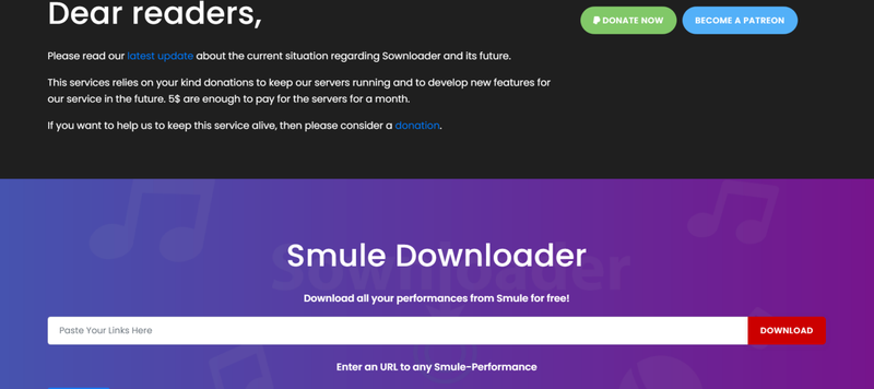 Sownloader Online Smule Downloader