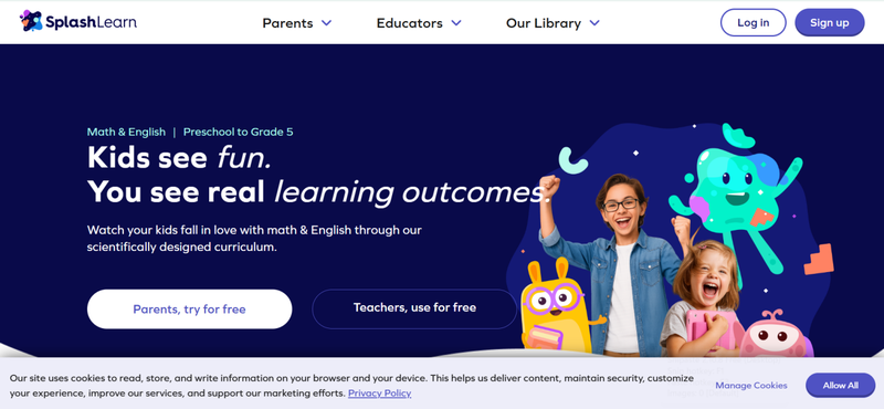 Unblocked Game for School Splashlearn