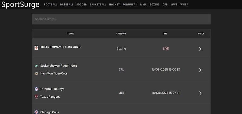 sportsurge safe sports streaming