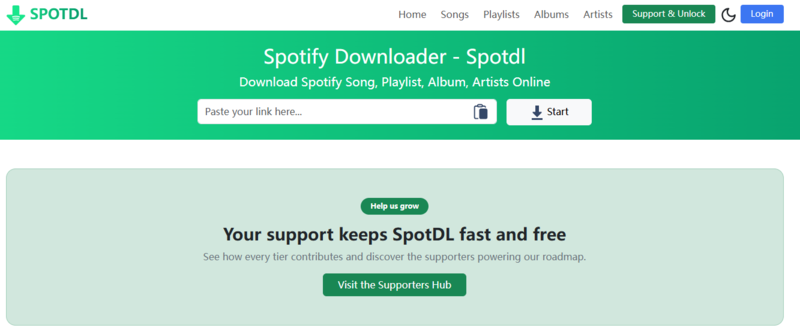 spotdl spotify playlist downloader free