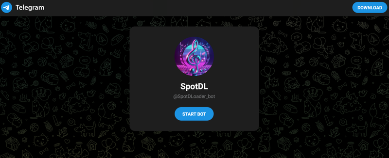 Spotdl Telegram Bot for Music