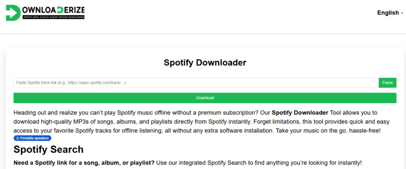 spotify downloaderize online spotify playlist downloader