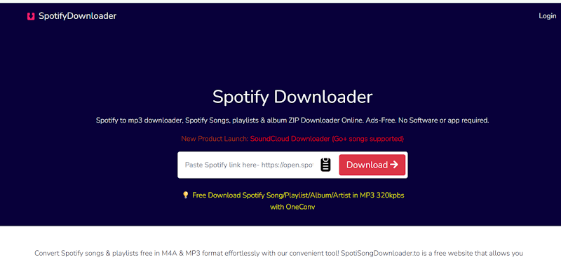 spotify playlist downloader spotisong downloader