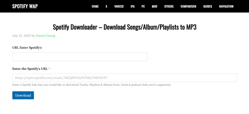 spotify playlist downloader spotiwap