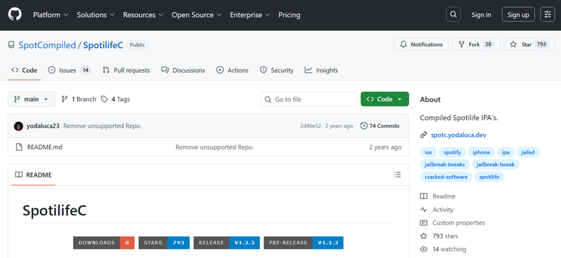 Spotilifec Spotify Ipa Ios