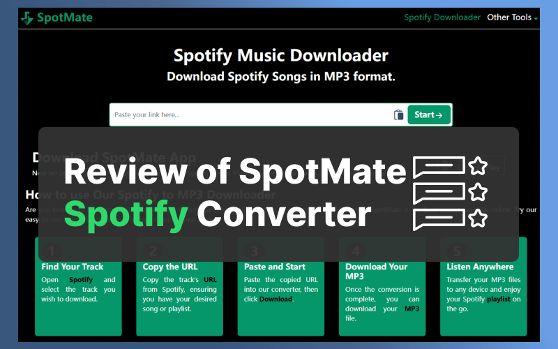 spotmate spotify converter