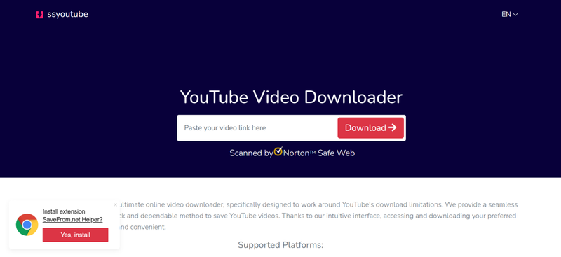 Ssyoutube Video Downloader