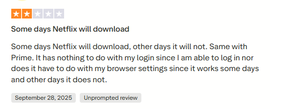 Streamfab Inconsistent Performance