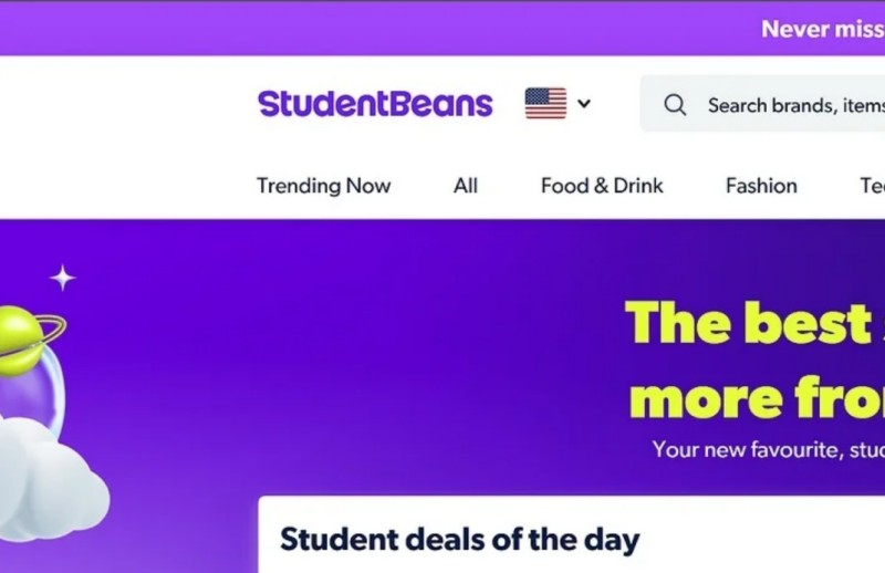 student beans account signup