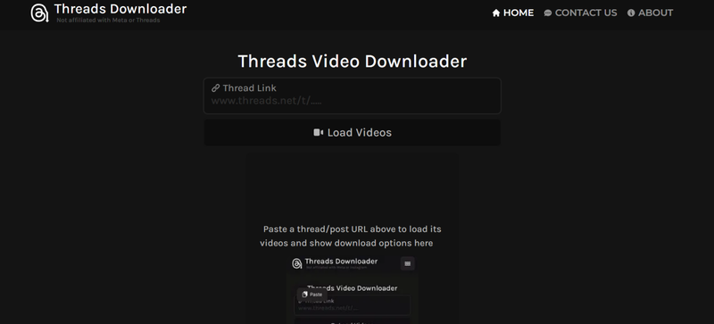 Threads Downloader Online Video Tool