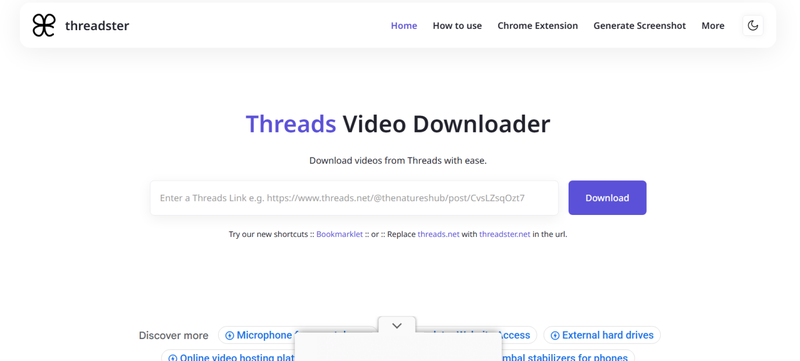 Threadster Threads Video Downloader