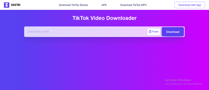 Ssstik Tiktok Video Download