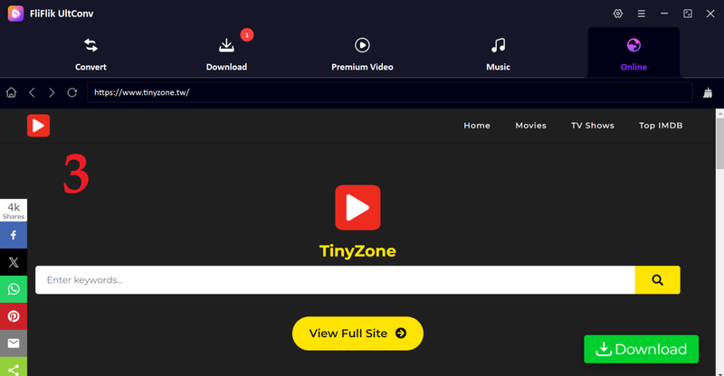 Tinyzone Interface in Ultconv