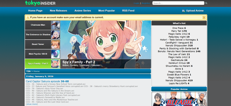 Tokyoinsider Anime Torrent Site