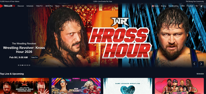 Trillertv Free Sport Streaming Site