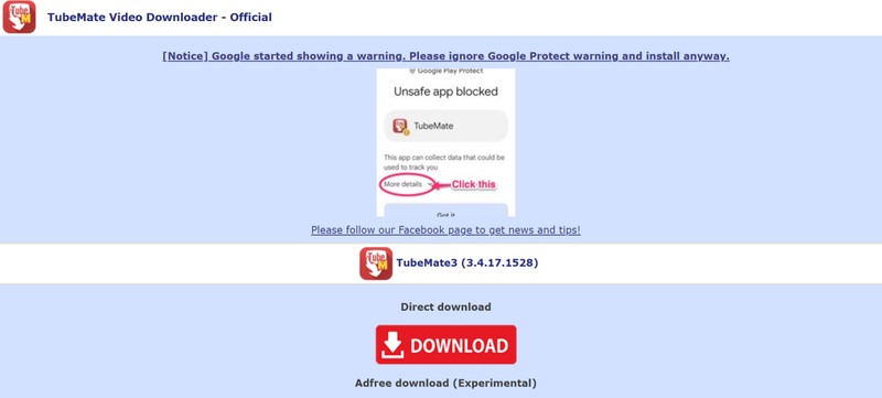 Tubemate Android Downloader