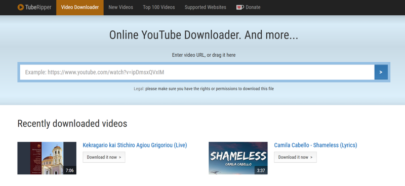 Tuberipper Interface