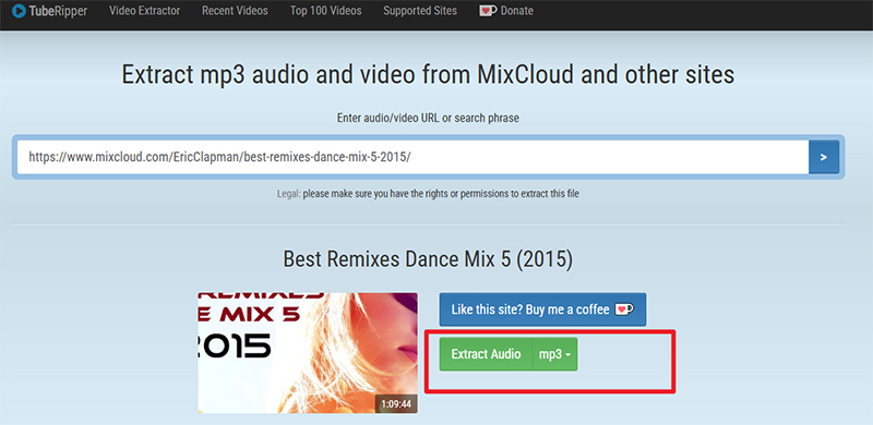 tuberipper mixcloud downloader