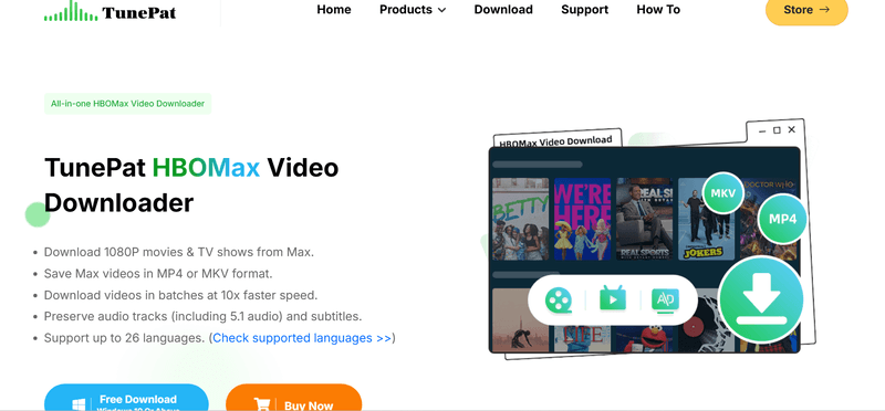 tunepat hbo max video downloader