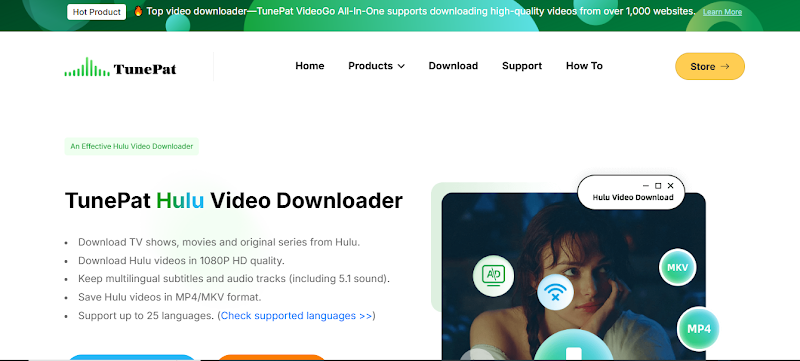 TunePat Hulu Video Downloader