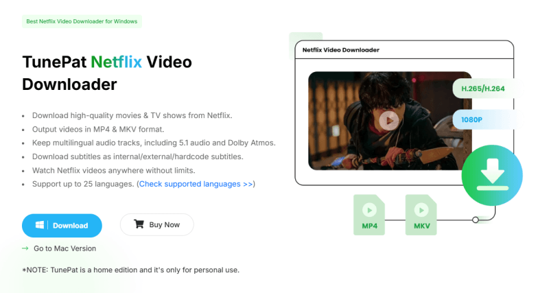 tunepat netflix video downloader