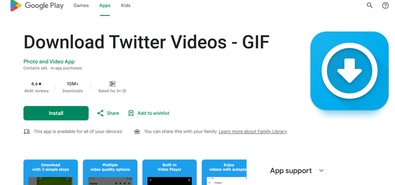 Download Twitter Gif Android