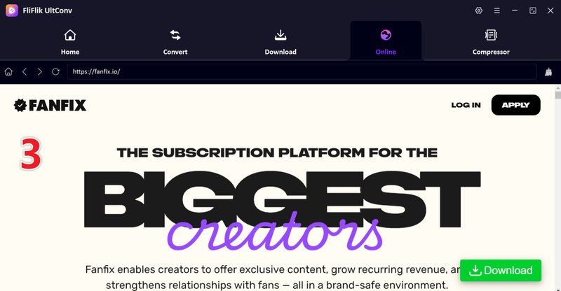 Browse Fanfix Content in Ultconv Browser