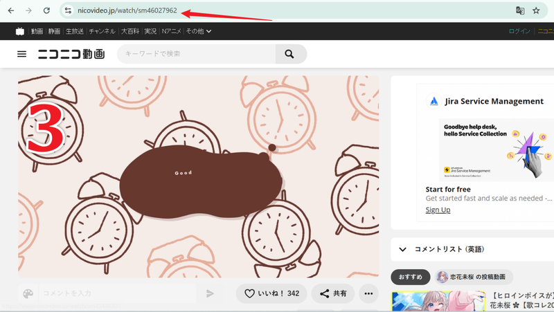 Copy Niconico Video Link from Browser
