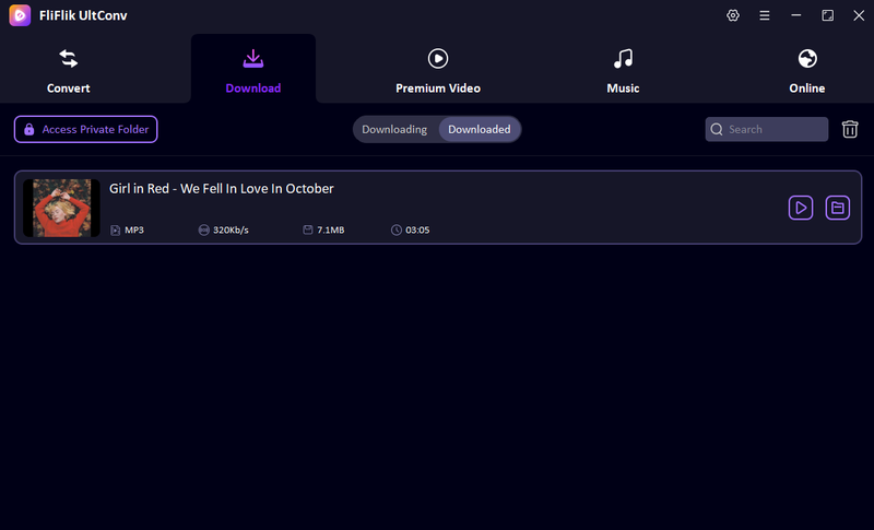 Downloaded Deezer Songs Ultconv