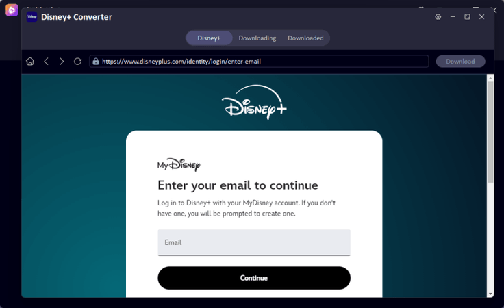 Sign in to Disney Plus in Ultconv