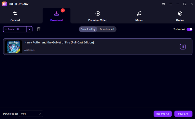Download Audible Audiobook to Mp3 in Ultconv
