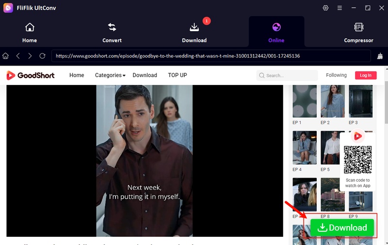 Click Download to Save Goodshort Drama