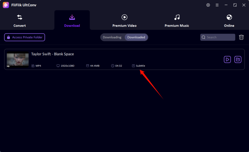 UltConv Download YouTube Video Subtitles