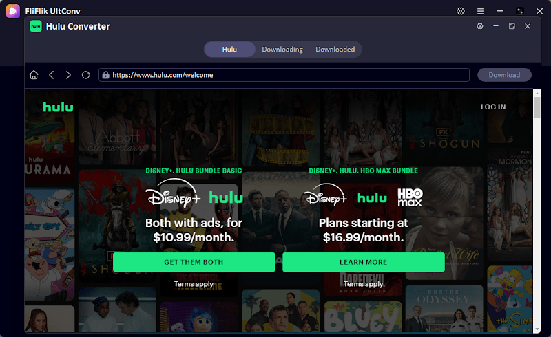 UltConv Hulu Video Downloader