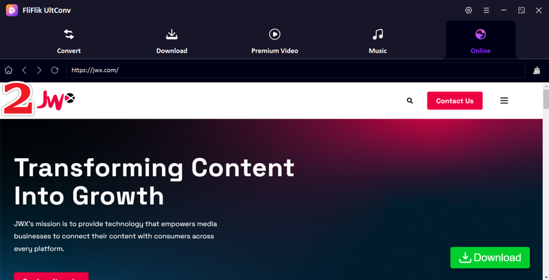 View Jwplayer in Browser of Ultconv