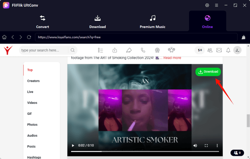 download loyalfans video