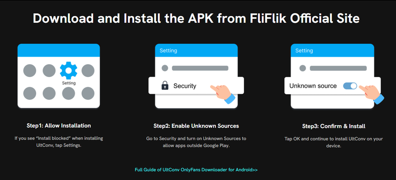 Ultconv Onlyfans Downloader App Installation