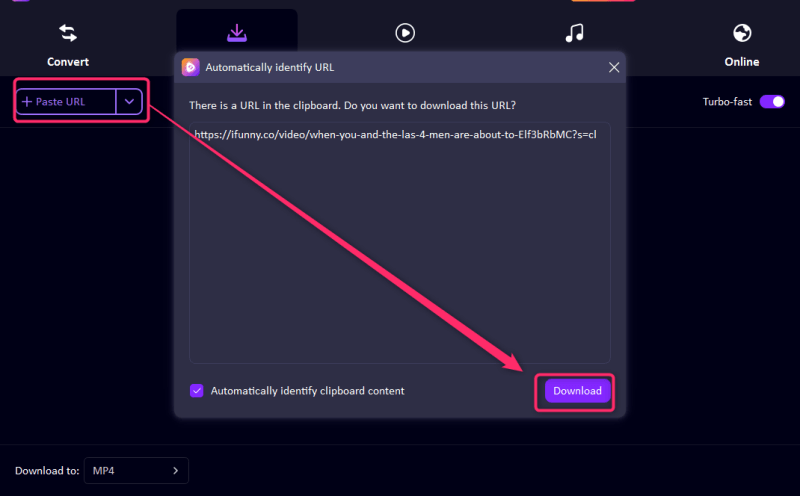 ultconv paste ifunny url