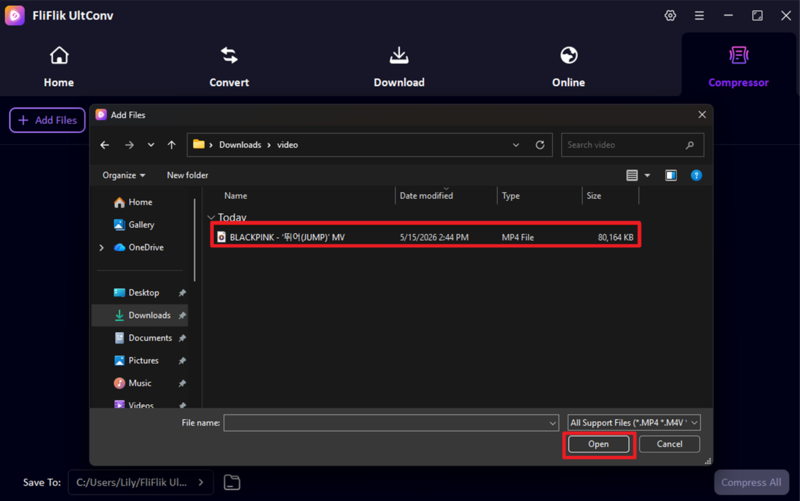 Ultconv Select Compress Videos