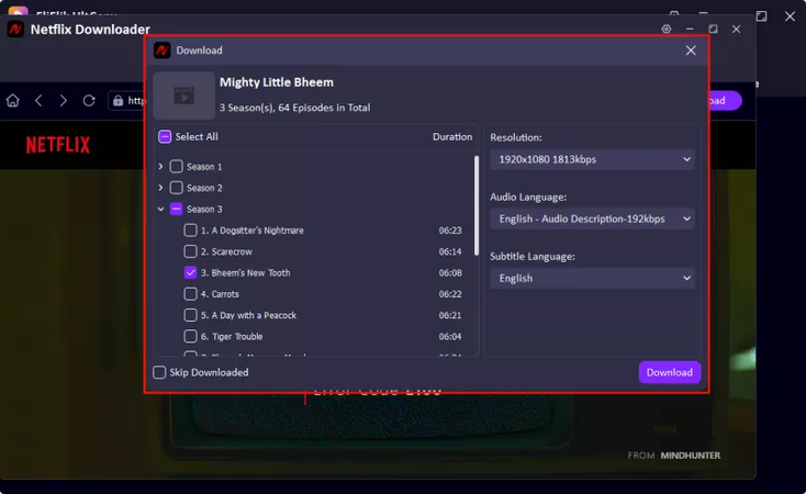 Ultconv Select Netflix Show