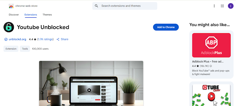 Unblock YouTube at School with Chrome Extension